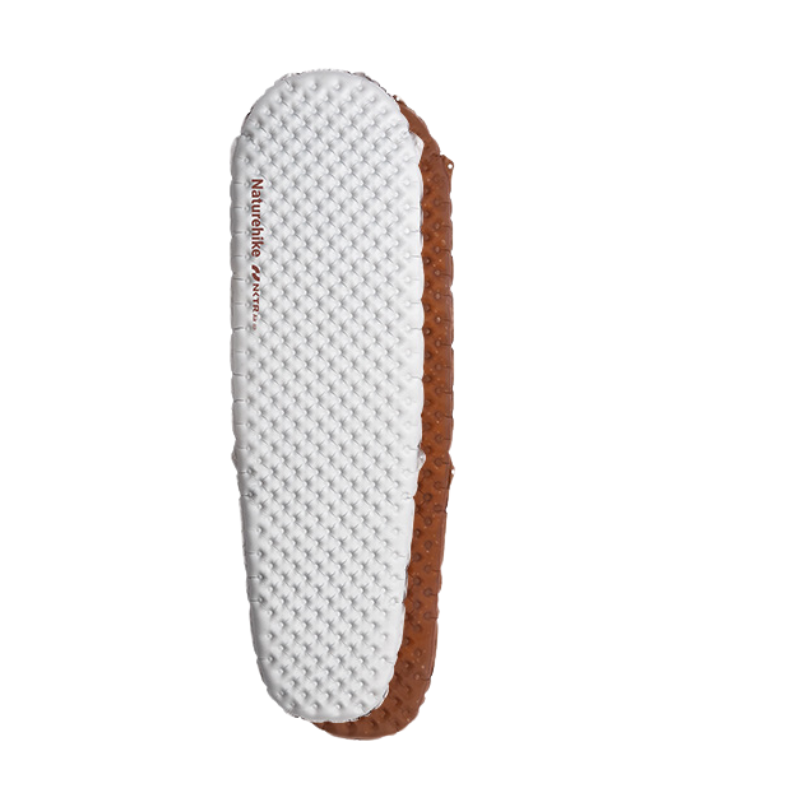 Naturehike ultralehká nafukovací karimatka NKTR Air R-value 5,8 – mumie M 183 × 58 cm – stříbrná